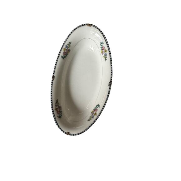 Vintage Sheridan Pattern Relish Dish Elegant Floral Serving Tray Cottage Decor - Picture 2 of 7